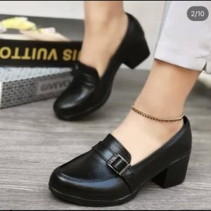 کفش طبی پاشنه 5 سانت رویه سگک دار