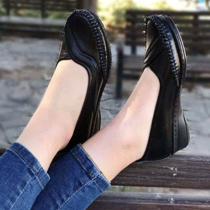 کفش طبی رویه نواری طرح دور دوخت کفش طبی رویه نواری طرح دور دوخت