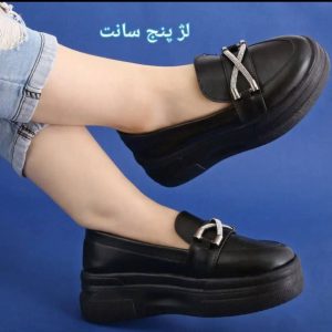 کفش کالچ لژ 5 سانت ضربدری