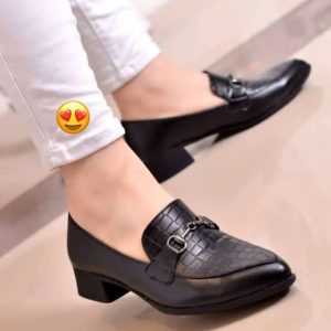 کفش کالج رویه سنگی تسمه فلزی